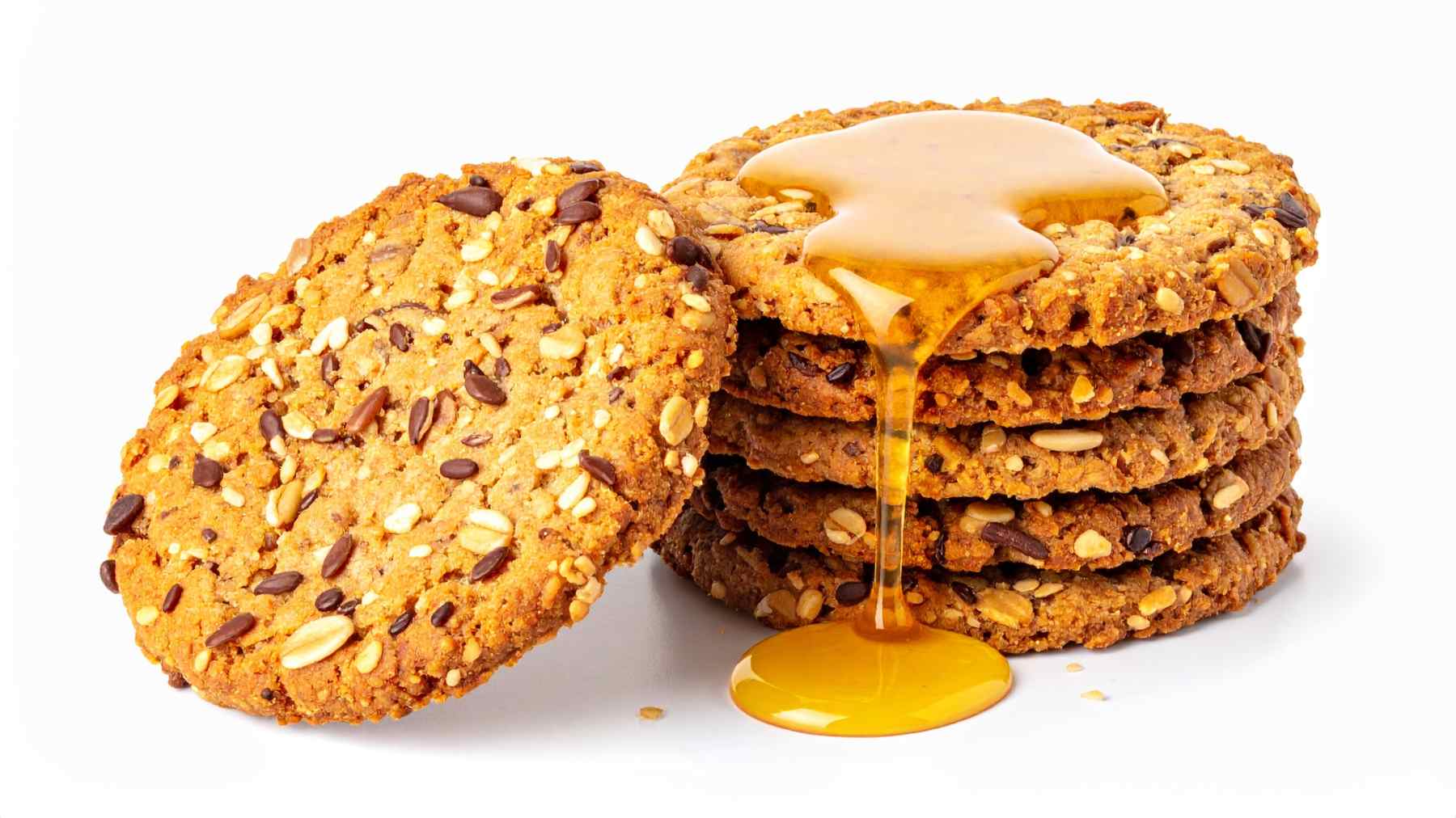 Galletas avena y miel.