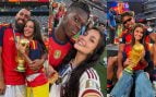 Los jugadores de la Selección Española y sus familias en la final del Mundial 2026. (Foto: RRSS)