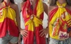 Las tres alternativas principales de top con la bandera de España