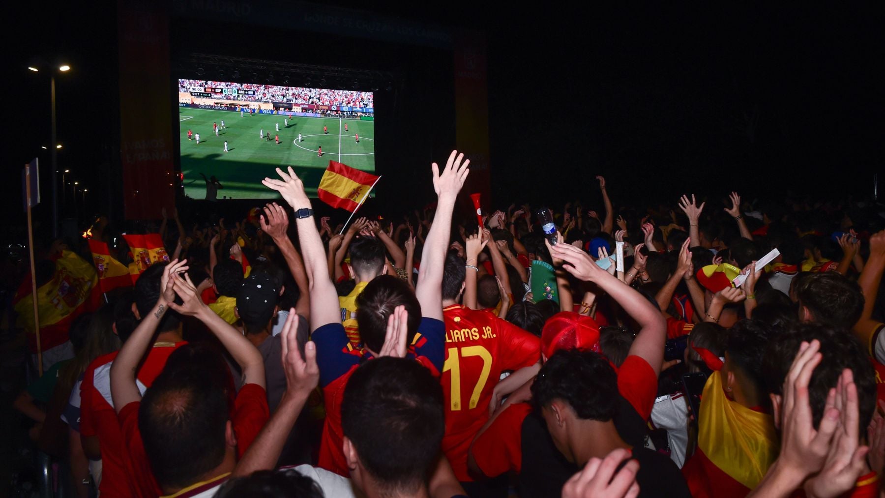 El mejor sitio para ver y vivir la celebración del Mundial de España en Madrid sin aglomeraciones y con sombra