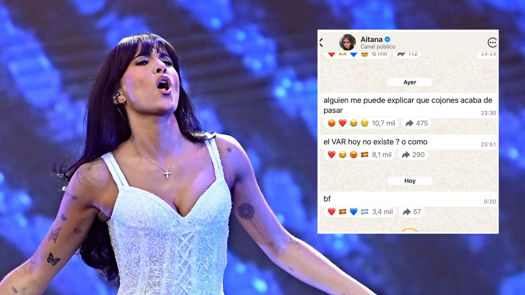 Aitana Ocaña. (Fotos: Europa Press/ Redes Sociales)