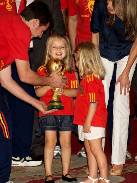 Leonor y Sofía en 2010. (Foto: Redes Sociales)