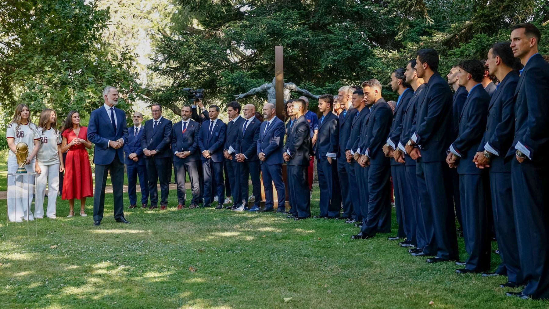 Felipe VI se rinde a la Selección: Sois un conjunto estelar y legendario para la historia del deporte español