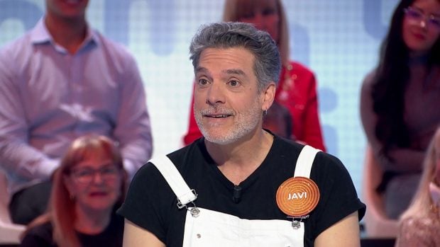 El actor Javi Mora en una de sus visitas a Pasapalabra (Atresmedia).