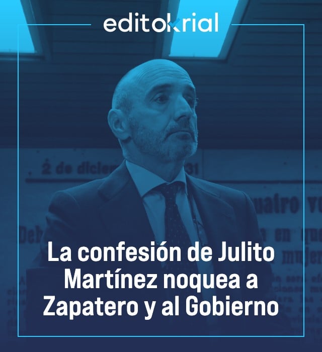 La confesión de Julito Martínez noquea a Zapatero y al Gobierno