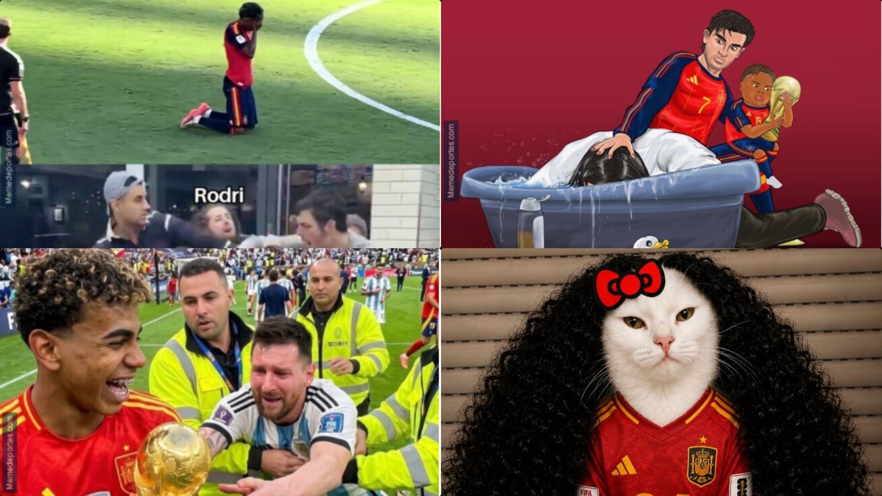 Las redes están incendiadas: los mejores memes de la celebración de España en el Mundial