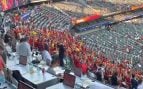El himno oficioso de España: así sonó ‘un beso y una flor’ en Nueva Jersey tras ganar el Mundial