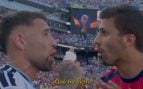Otamendi discute con Rodri tras perder la final del Mundial (DAZN)