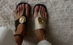 sandalias detalle metalizado tendencia verano calzado