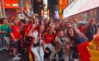 Nueva York también es español: locura en Times Square celebrando el Mundial