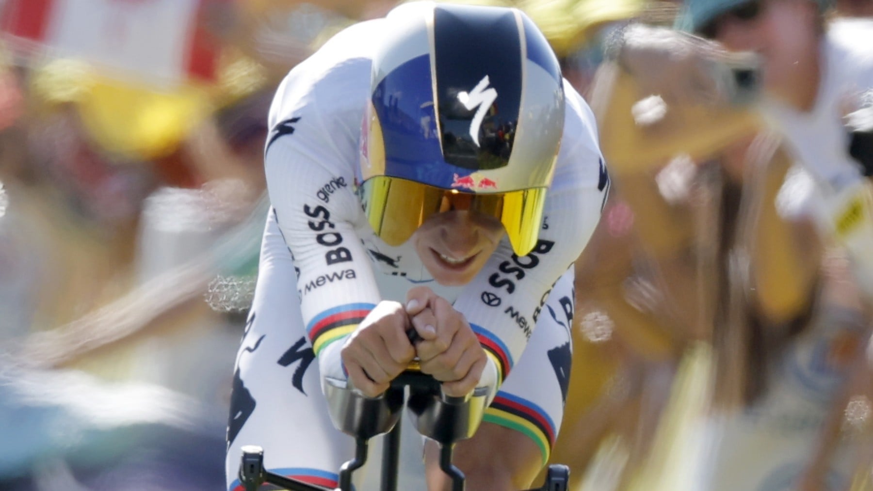 Remco Evenepoel, vencedor de la etapa en el Tour. (EFE)