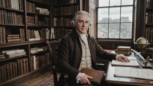 Adam Smith, filósofo y economista escocés. Imagen generada con IA.