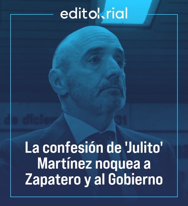 La confesión de Julito Martínez noquea a Zapatero y al Gobierno