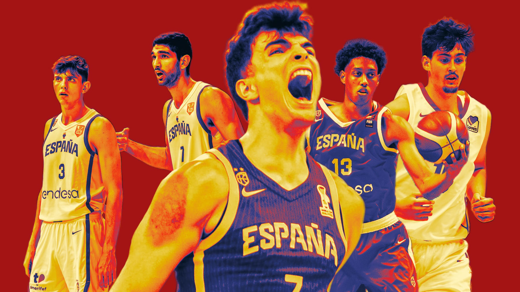 Los cinco NBA de España.
