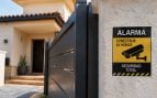 Pegatina, alarma, seguridad, casa