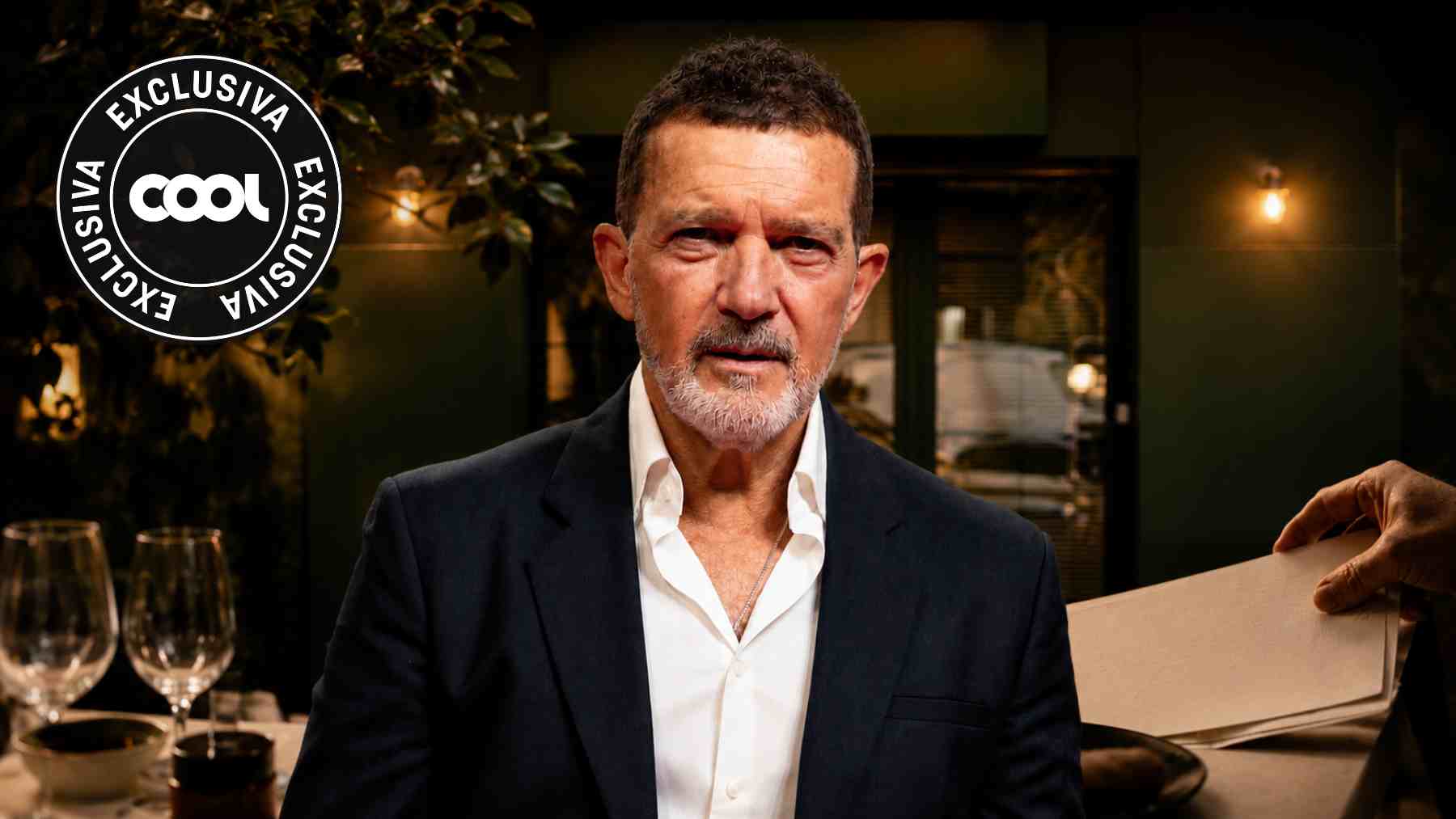 Antonio Banderas en un restaurante en Madrid. (Foto: Europa Press/Cortesía)