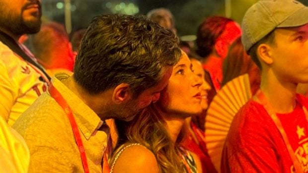 Borja Sémper y Bárbara. (Foto: Europa Press)