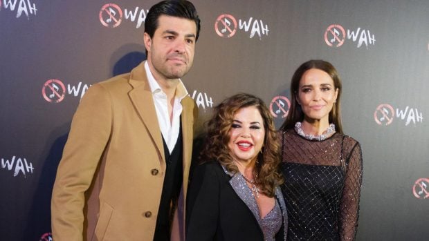 Natalia de la Vega junto a Paula Echevarr&iacute;a y Miguel Torres. (Foto: Europa Press)