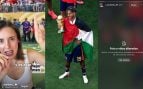 Irene Montero se traga un bulo de Lamine Yamal con la bandera palestina y acaba censurada por Instagram