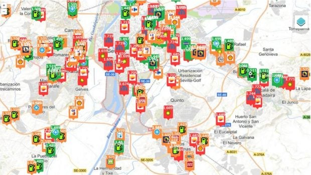 precio gasolina 26 julio Andalucía