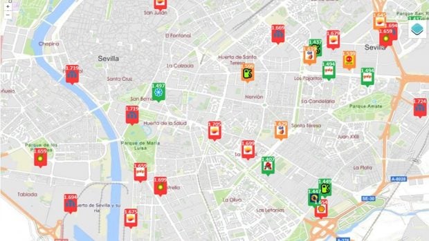 precio gasolina 27 julio Andaluc&iacute;a