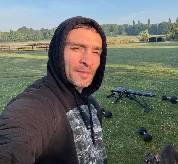 Ed Westwick en su cuenta de Instagram.