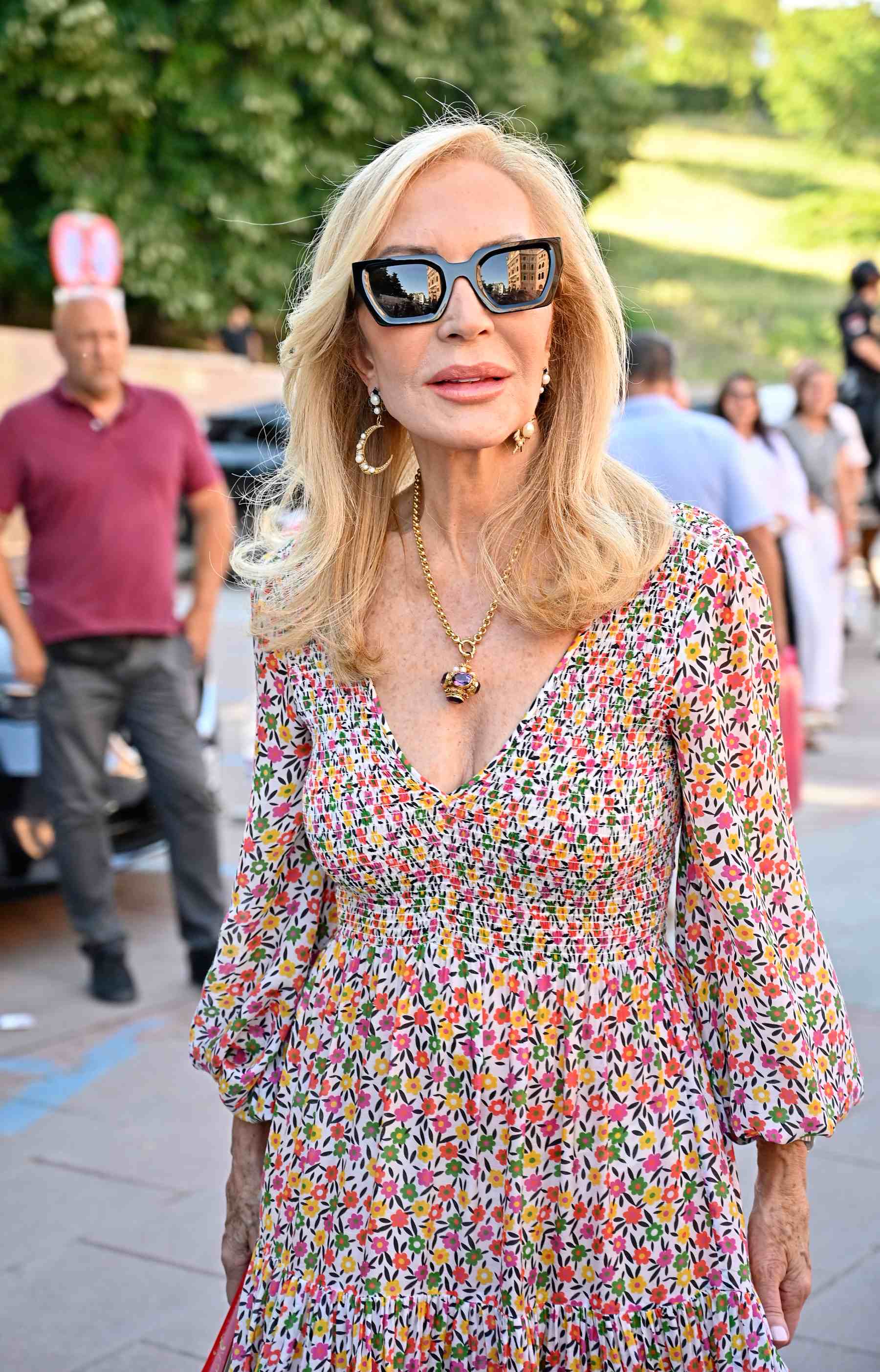 Carmen Lomana en Las Ventas. (Foto: Europa Press)