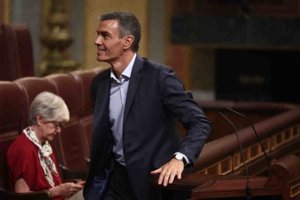 Pedro Sánchez en el Congreso de los Diputados. (Foto: Europa Press)