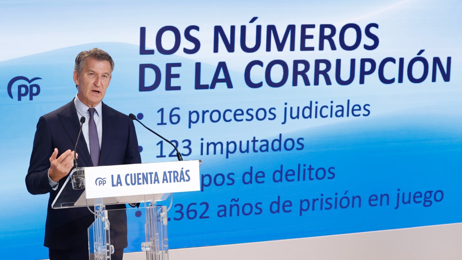 Feijóo en el balance del curso político: Sin Sánchez, Zapatero no habría podido delinquir