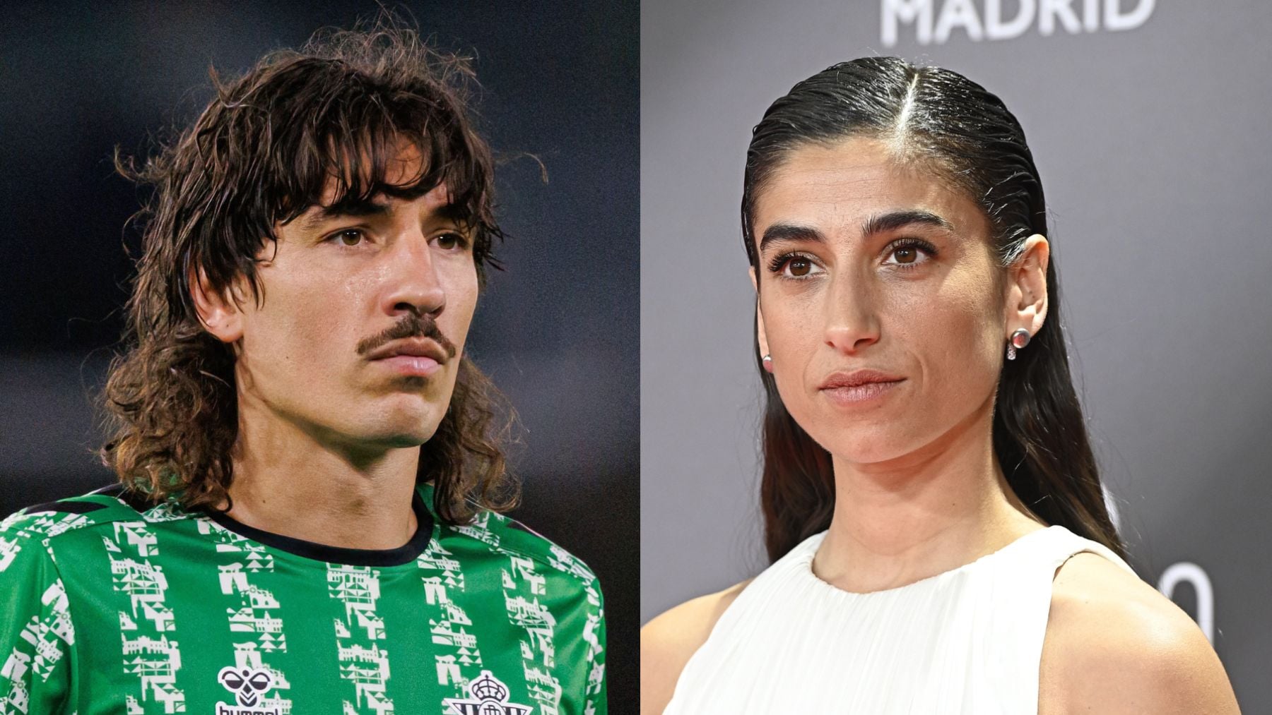 Carolina Yuste y Héctor Bellerín. (Fotos: Europa Press)