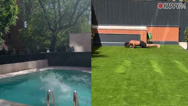 Montaje de im&aacute;genes de Can Yaman en su casa de Madrid (Instagram).