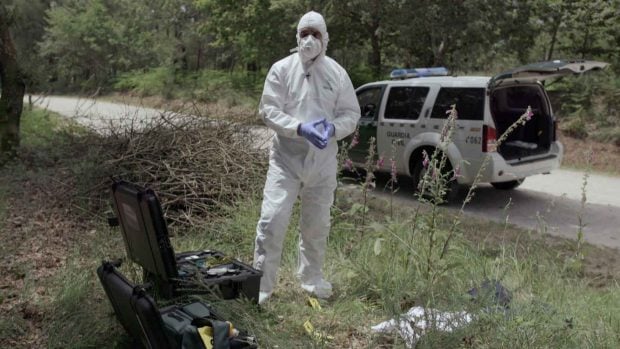 Imagen del documental 'Lo que la verdad esconde' del lugar en el que se encontr&oacute; el cuerpo sin vida de Asunta Basterra (Atresmedia)