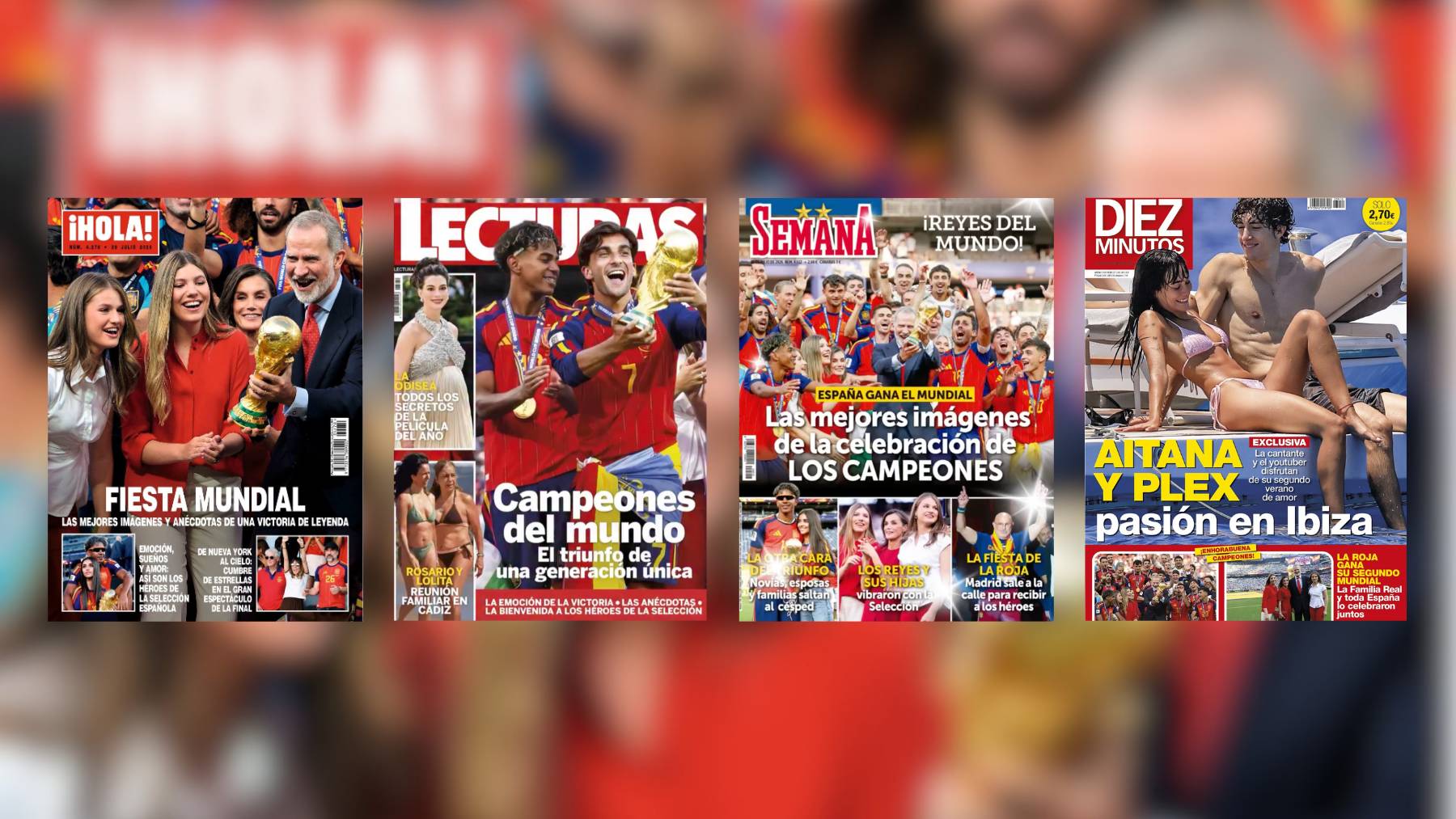Portadas de revistas. (Foto: RRSS)