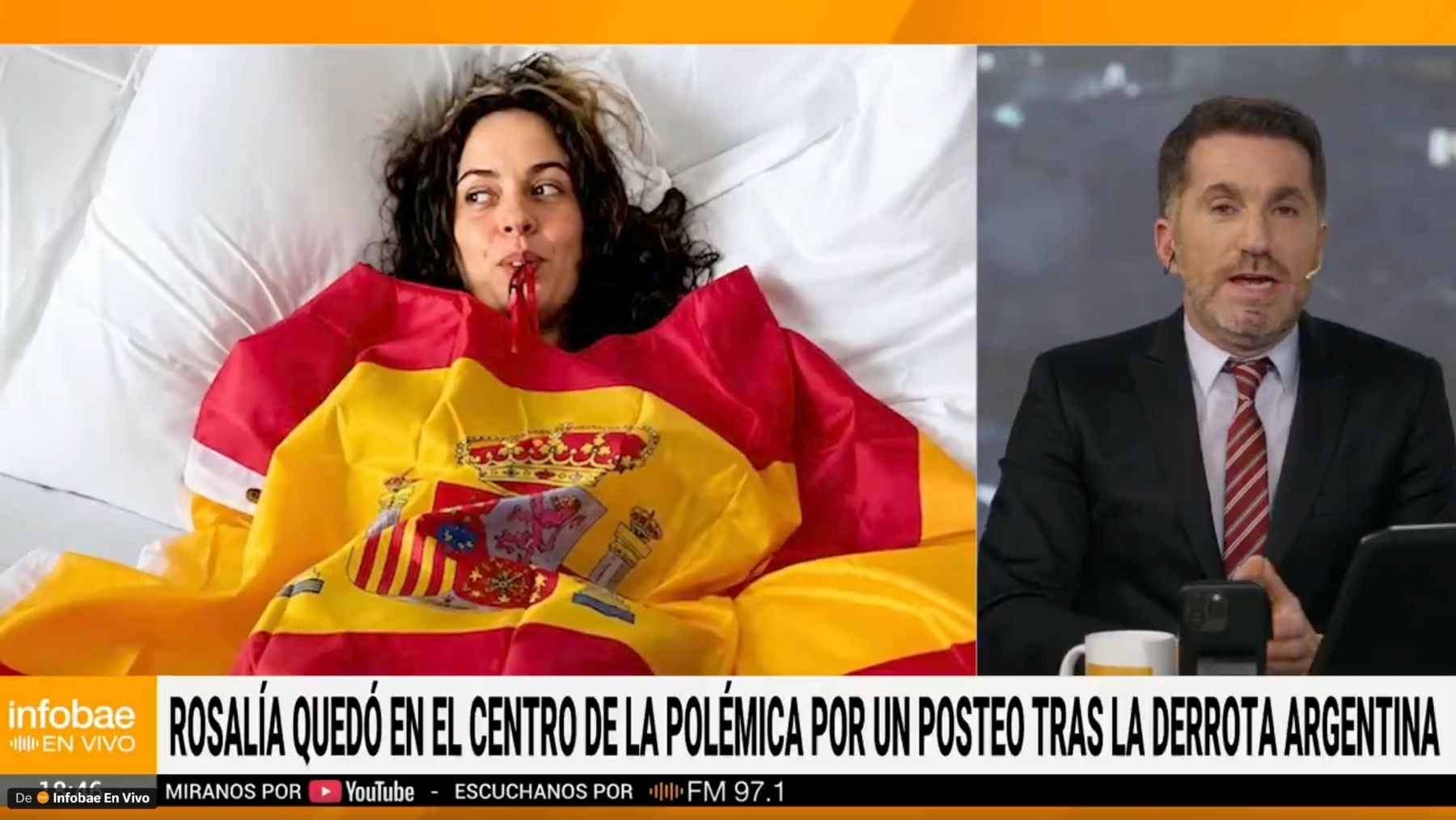 Imagen del espacio de ‘Infobae’ en el que se pide el boicot. (Infobae Argentina)