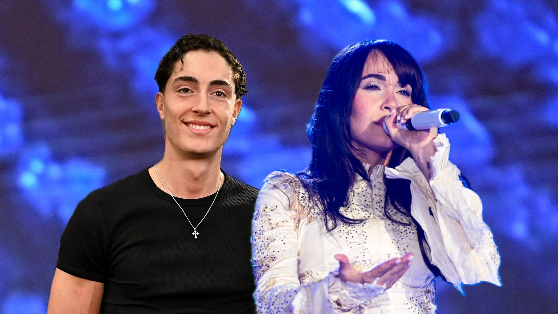 Plex y Aitana. (Foto: Europa Press)