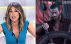 Ana Terradillo en La mirada crítica y Can Yaman en una escena de Sandokán (Mediaset).