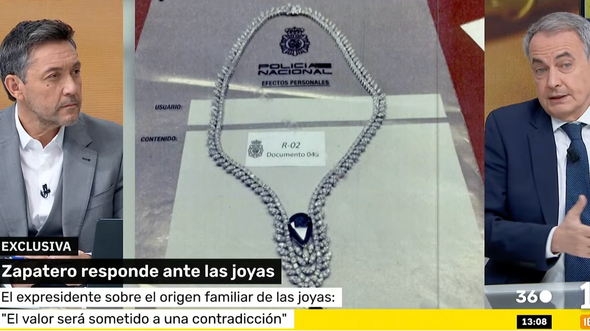 Zapatero dice que las joyas fueron un regalo de cortesía pero no aclara su origen: Estaban ahí y ya está