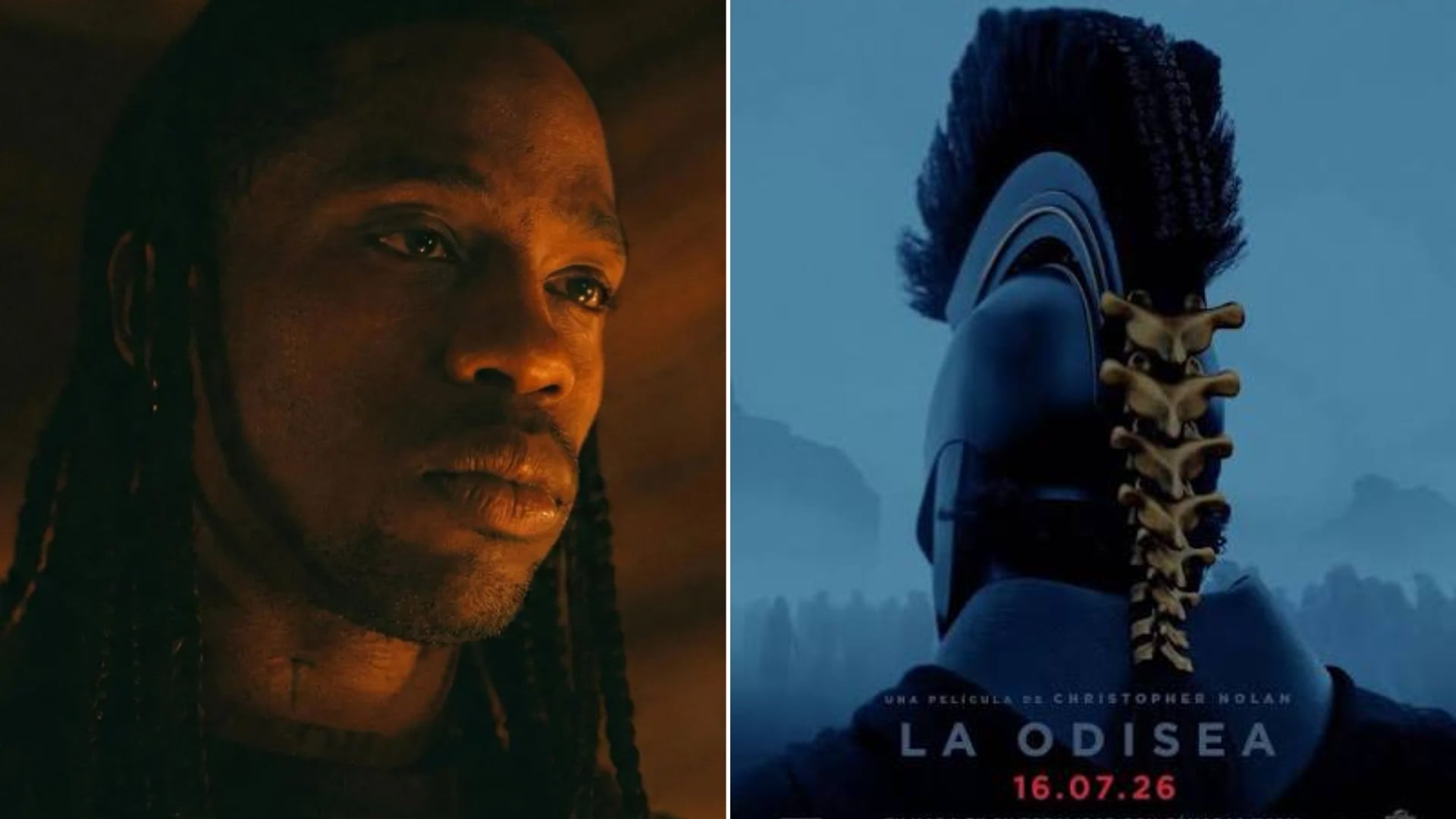 Travis Scott es el bardo en ‘La Odisea’ (Universal Pictures).