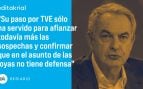 Zapatero o cómo estrangularse en público con un collar de esmeraldas y diamantes