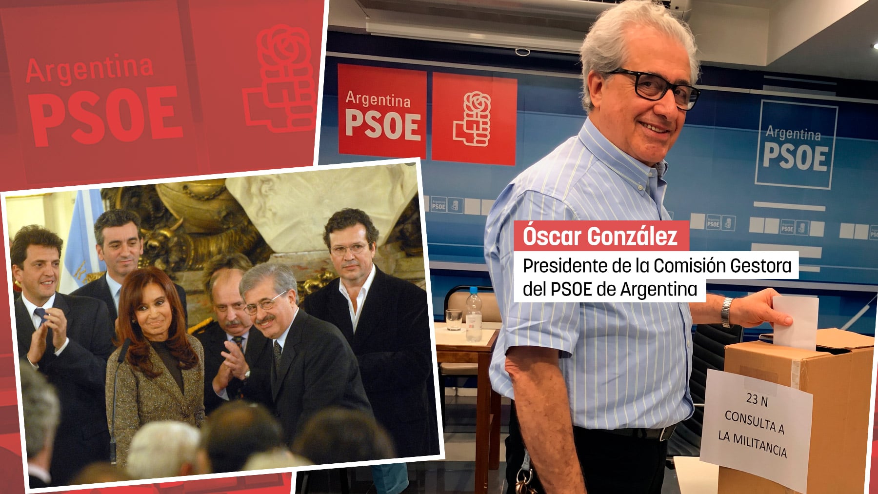 El líder del PSOE de Argentina que dirige la Ley de Nietos fue alto cargo de la corrupta Kirchner