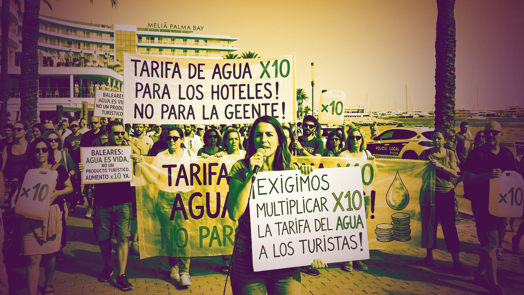 El último disparate de los turismofóbicos en Baleares: exigen multiplicar por 10 la tarifa del agua a los hoteles