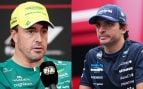 Fernando Alonso y Carlos Sainz en el GP de Hungría (Getty)