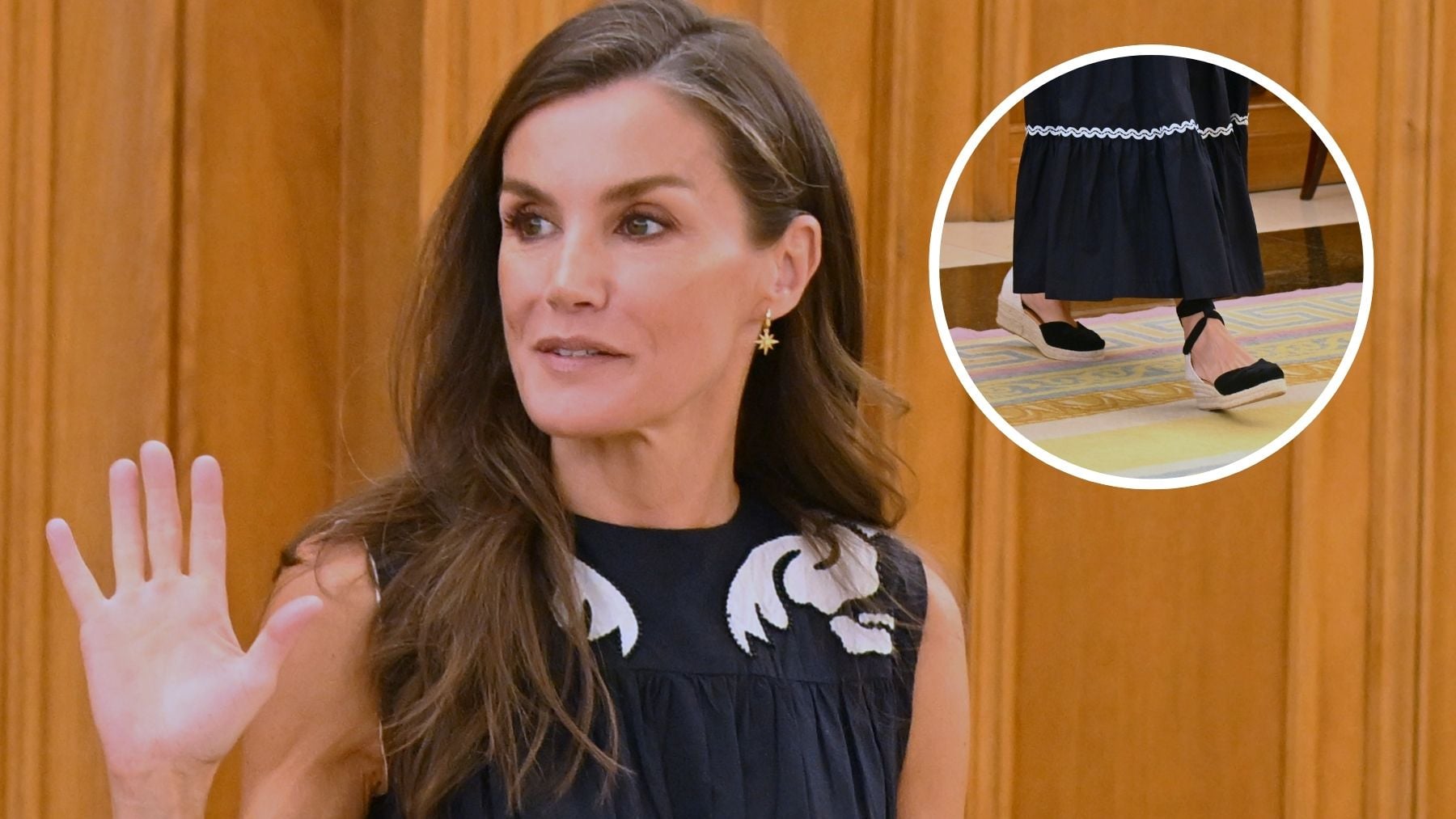 La Reina Letizia en Zarzuela. (Foto: EP)