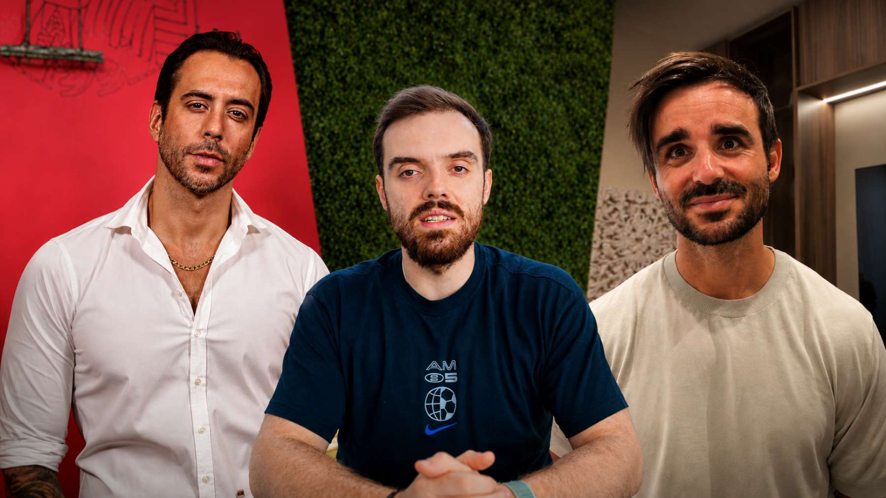 Jordi Wild, Ibai Llanos y Nachter. (Foto: COOL)