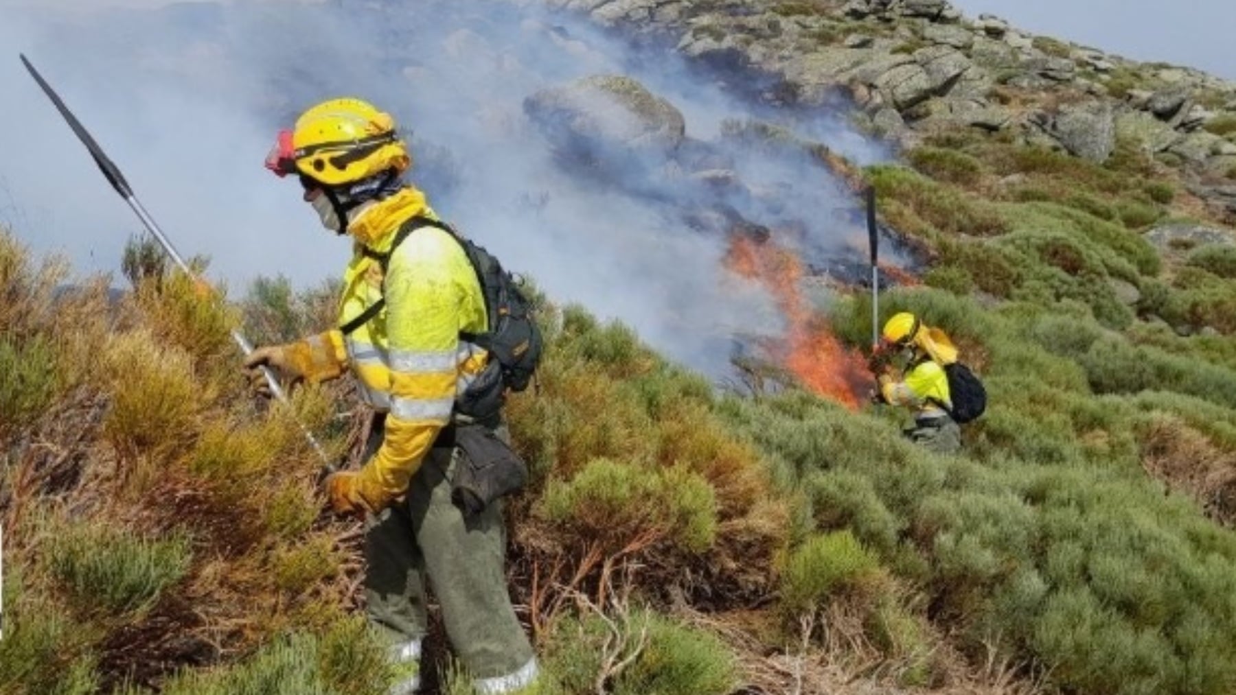 Incendio forestal de Burgohondo (Ávila). Fo(to: JCYL).
