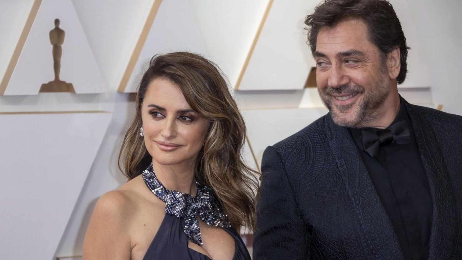 Penélope Cruz y Javier Bardem en los Oscar. (EFE)