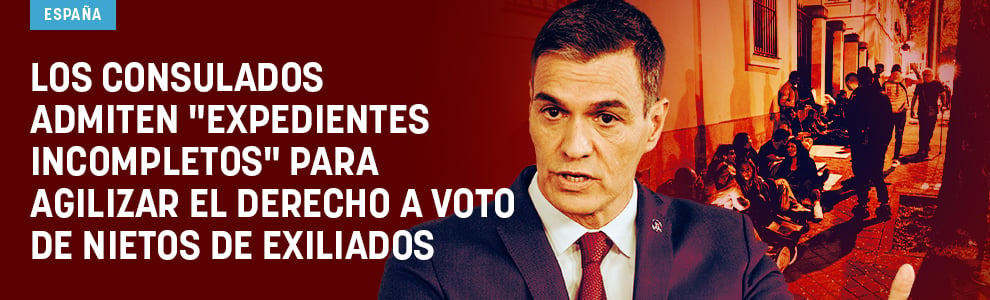 Los consulados admiten expedientes incompletos para agilizar el derecho a voto de nietos de exiliados