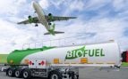 Avión alimentado por biocombustibles.