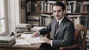 Federico García Lorca. Imagen generada con IA.