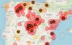 Mapa de incendios en España en directo: consulta los focos activos cerca de tu localidad
